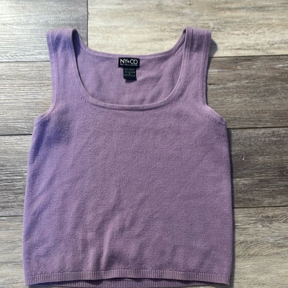 Purple Knitted Top